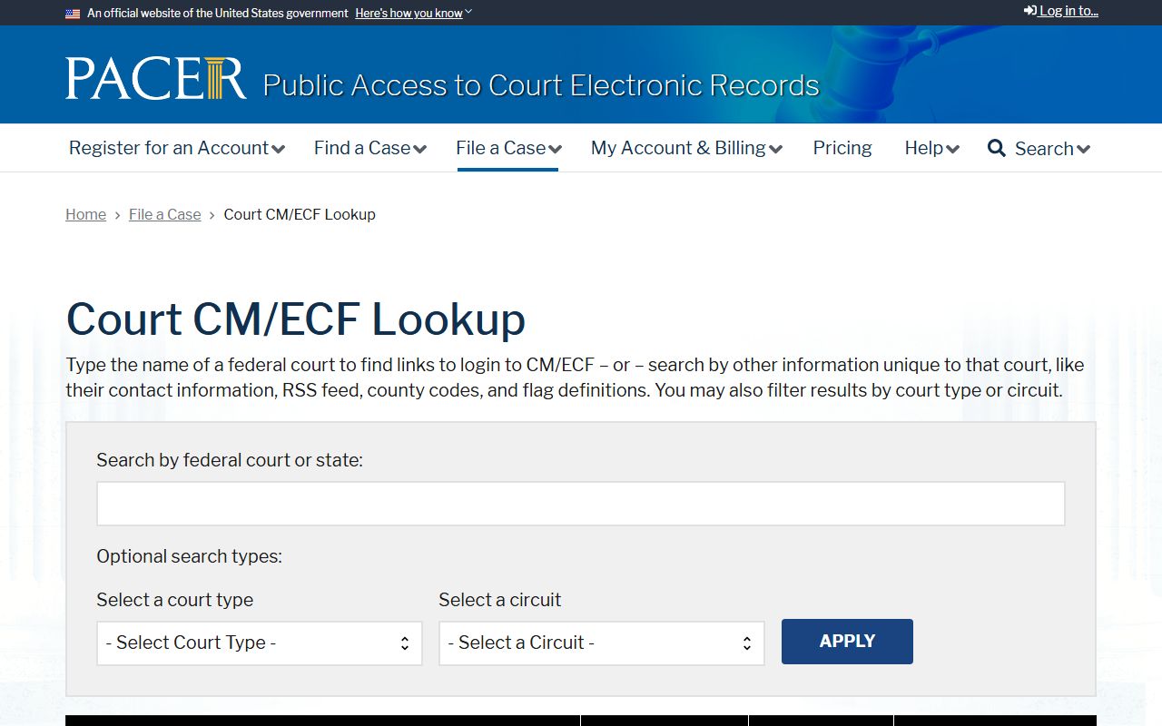 McDonald County court records PACER federal court lookup