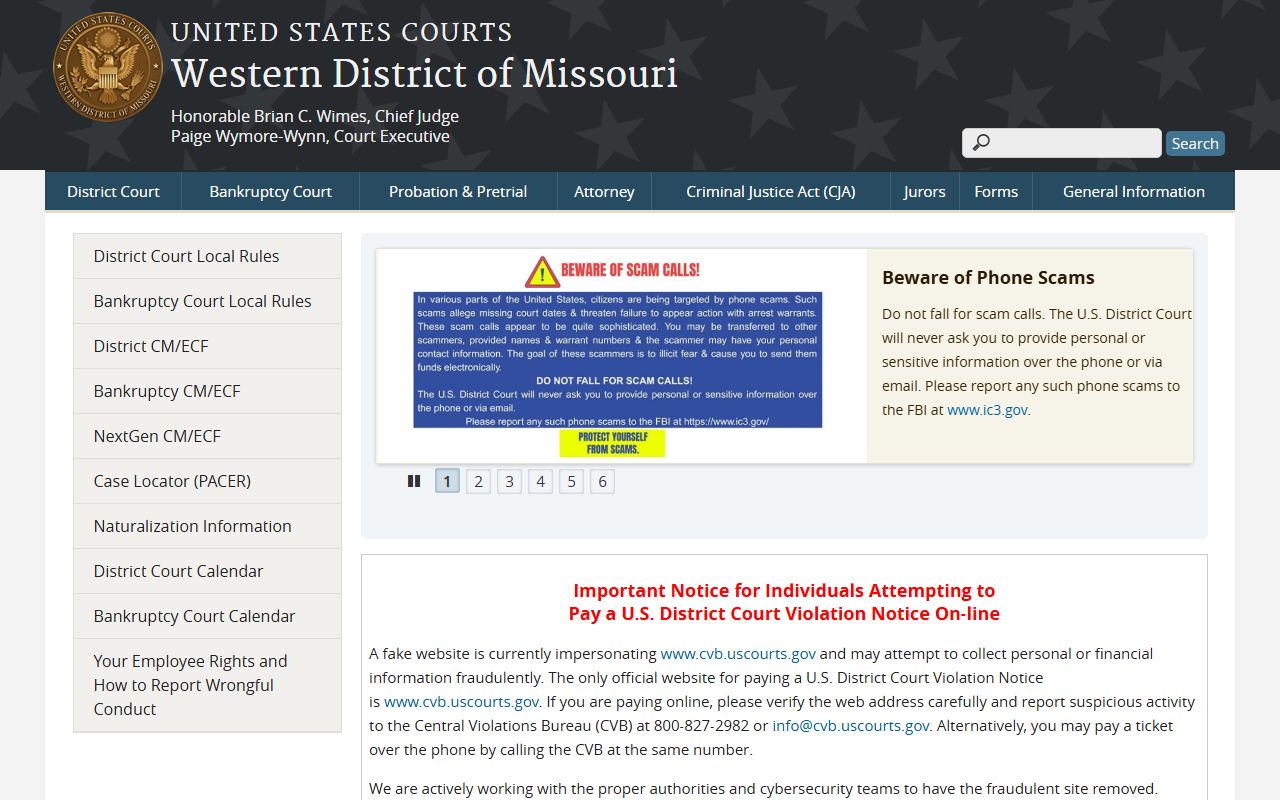 McDonald County court records Western District of Missouri federal court